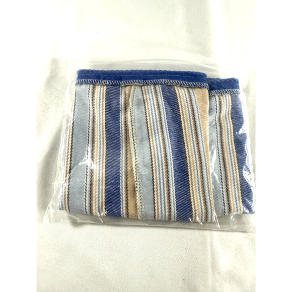 Longaberger Sort & Store Tall File Liner Cabana Blue Stripe 23797295 - Picture 3 of 3